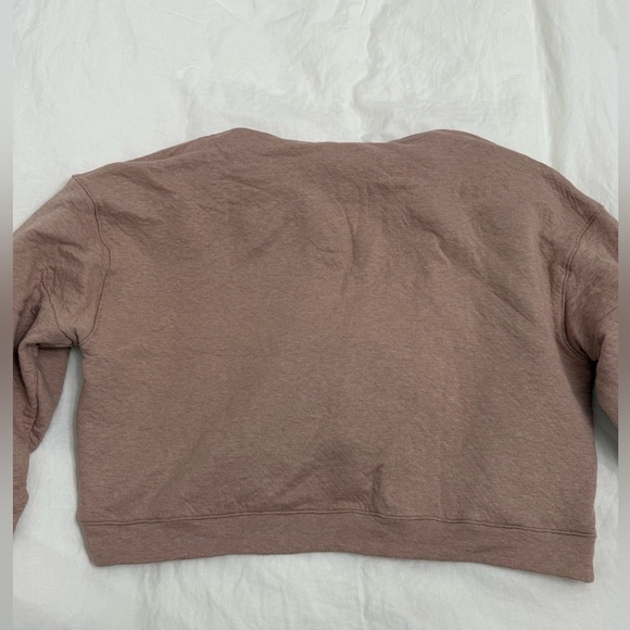 Lunya Restore Double Faced Pullover in Pink - Picture 4 of 5